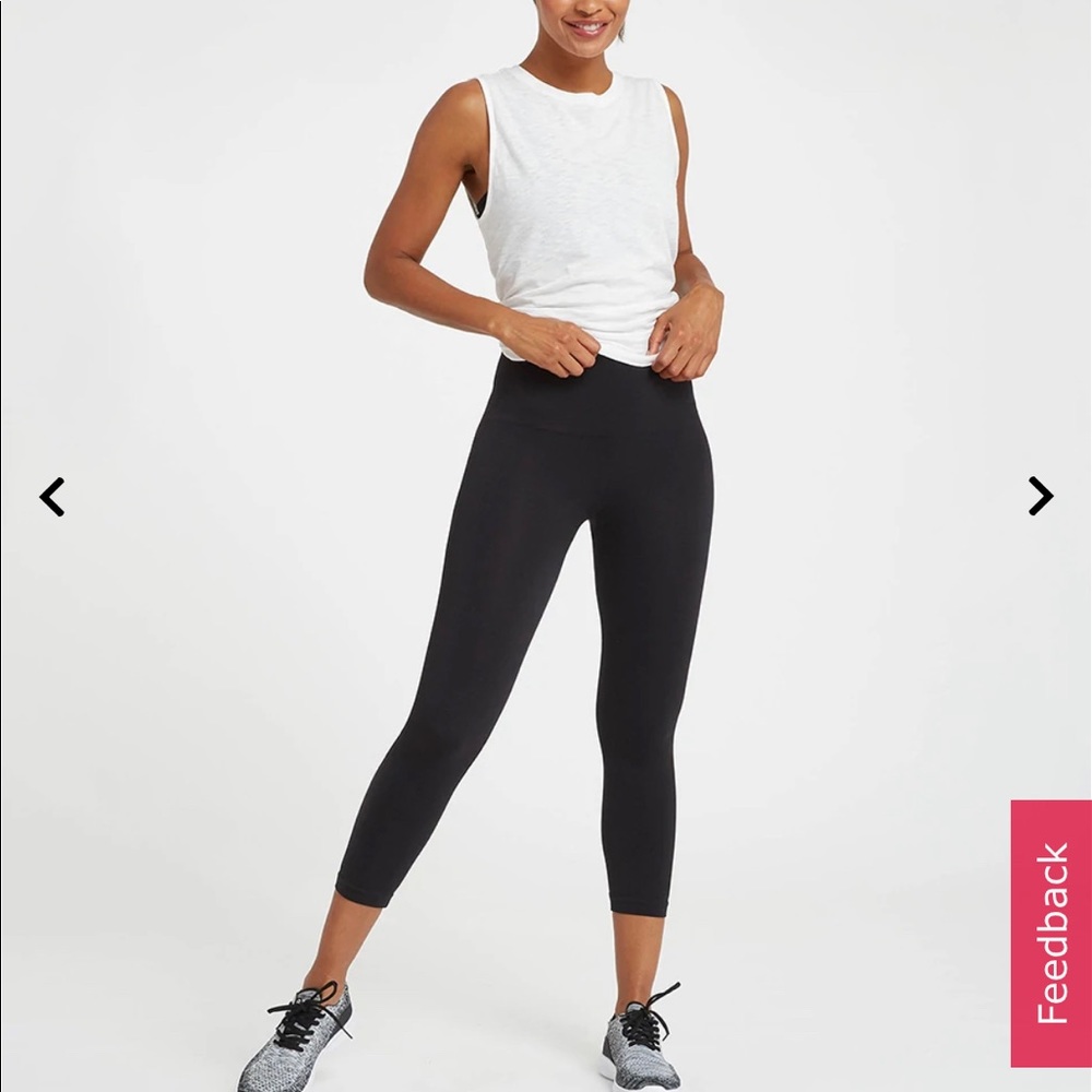 Spanx Look at Me Now Seamless Cropped Leggings